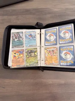 Pokemon Binder with Pokemon Cards With More Pages In The Back - Image 2