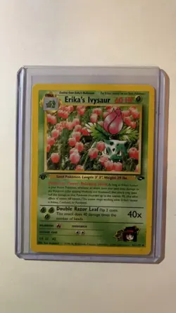 Pokemon Gym Challenge 1st Edition Erika's Ivysaur 41/132 Regular Vintage - Image 1