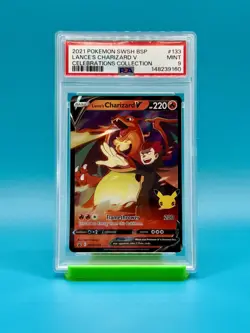 PSA 9 - 2021 Pokemon Celebration's Collection Lance's Charizard V #133 - Image 1