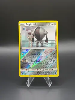 Registeel 68/111 SM Crimson Invasion Reverse Holo Rare NM Pokemon TCG - Image 1