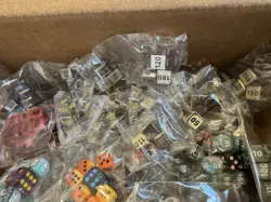 Pokemon TCG Dice Lot – 124 ETB Sets (31 Plastic-Holder • 82 Bagged • 11 Metal) - Image 3