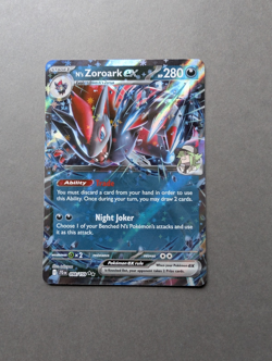 Pokemon TCG N's Zoroark Ex 098/159 Double Holo Rare Journey Together English - Image 1