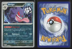 Gengar 057/091 Uncommon Paldean Fates Reverse Holo Near Mint - Image 3
