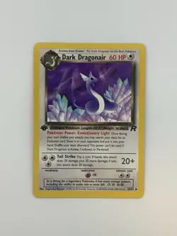 Dark Dragonair 33/82 1st Edition Team Rocket Pokemon TCG - NM - Image 1