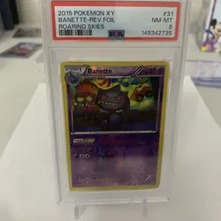 Pokemon Banette Reverse Holo 31/108 PSA 8 - Image 1