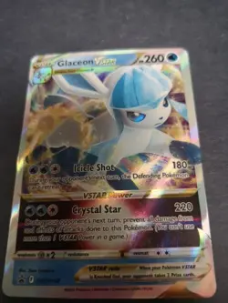 Pokemon TCG - Glaceon VSTAR SWSH197 Ultra Rare Black Star Promo - Image 1
