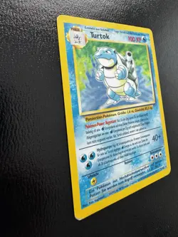 Pokemon Blastoise Turtok Base Set German 2/102 Holo WOTC 1999 - Image 3