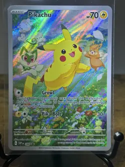 Pikachu 088 Pokemon TCG Paldea Evolved Adventure Chest Black Star Promo Holo NM - Image 1