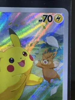 Pikachu 088 Pokemon TCG Paldea Evolved Adventure Chest Black Star Promo Holo NM - Image 3