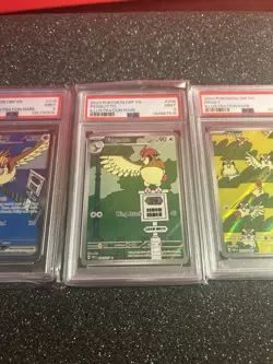 2023 POKEMON OBF EN PSA 9 Set - Pidgey, Pidgeotto, Pigeot ex - Image 3