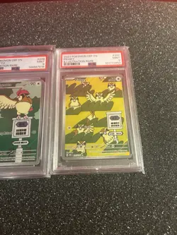 2023 POKEMON OBF EN PSA 9 Set - Pidgey, Pidgeotto, Pigeot ex - Image 4