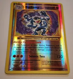 2016 Machamp 59/108 Evolutions Reverse Holo Pokemon - Image 1