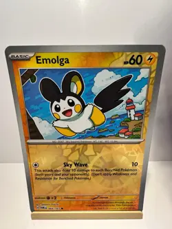 Emolga 069/167 Common Twilight Masquerade Pokemon Reverse Holo Near Mint - Image 1