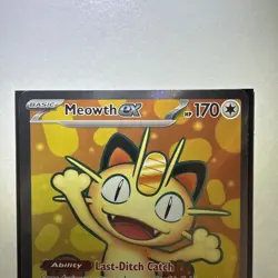 English Pokemon Perfect Order Meowth Ex Full Art (107/088). - Image 2