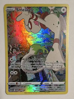 Pokemon TCG Smeargle Ultra Rare Full Art Holo TG10/TG30 Silver Tempest - Image 1