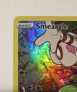 Pokemon TCG Smeargle Ultra Rare Full Art Holo TG10/TG30 Silver Tempest - Image 5