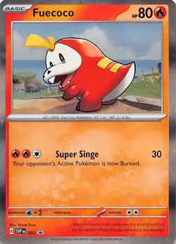 Fuecoco 002 Holo Promo Scarlet & Violet Promo Pokemon Lightly Played - Image 1