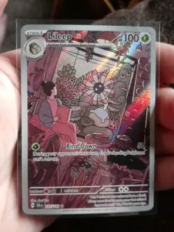 Lileep 145/142 Illustration Rare IR Pokemon TCG Stellar Crown NEAR MINT NM - Image 1