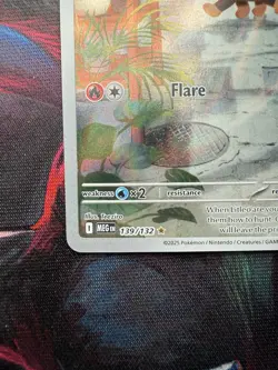 Litleo 139/132 Me01: Mega Evolution Holo Pokemon Illustration Rare - Image 4