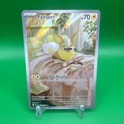 Yamper 99/94 Illustration Rare Pokemon TCG Phantasmal Flames NM English - Image 1