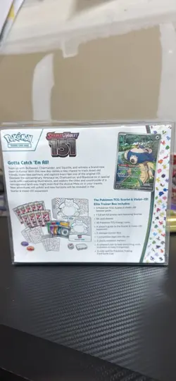 Sealed 151 ETB - Pokemon TCG Scarlet & Violet 151 Elite Trainer Box SMALL TEAR - Image 3