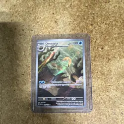Pokemon Omanyte 180/165 Scarlet & Violet 151 Illustration Rare Holo 100 HP - Image 1