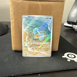 Squirtle 170/165 - Scarlet & Violet 151 IR Pokemon NM near mint ships fast - Image 1