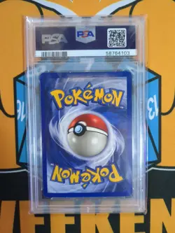 1999 POKEMON Alakazam Base Set 2 #1 HOLO PSA 7 - Image 2