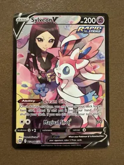 Pokemon TCG Sylveon V TG14/TG30 Swsh09: Brilliant Stars Trainer Gallery Holo -NM - Image 1