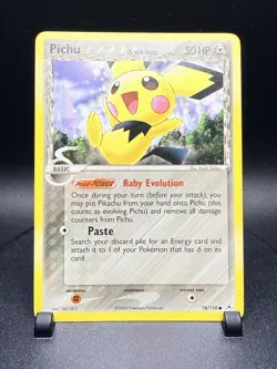 Pichu (Delta Species) 76/110 Pokemon Holon Phantoms Regular No Stamped NM / Mint - Image 1