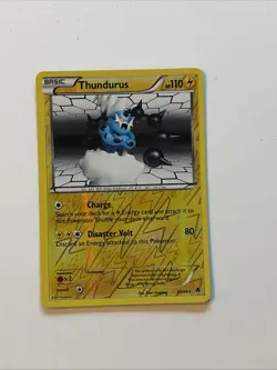 Thundurus 35/98 Rev Reverse Holo BW Emerging Powers Pokemon NM Black & White - Image 1