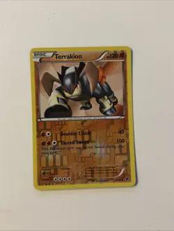 Terrakion 63/98 Rev Reverse Holo BW Emerging Powers Pokemon NM Black & White - Image 1
