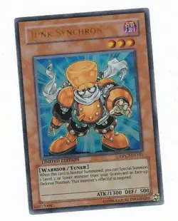 Yugioh Junk Synchron DPCT-ENY01 Faded Text Misprint NM - Image 1