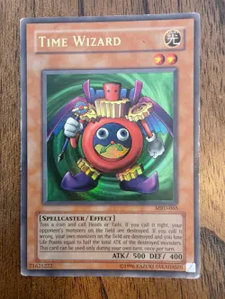 YuGiOh Time Wizard MRD-065 Ultra Rare Unlimited Edition HP - Image 1