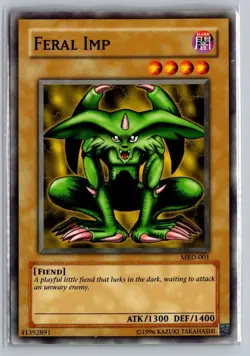 1996 Yu-Gi-OH! Feral Imp MRD-001 - Image 1