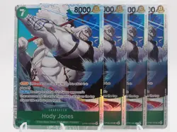 4x Hody Jones OP06-035 Wings of the Captain - One Piece - Image 1