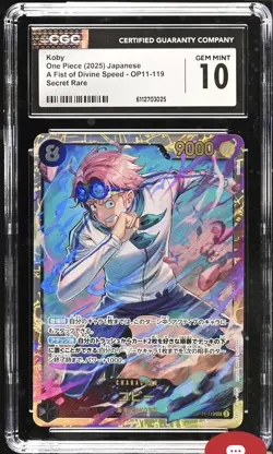 Koby (119) OP11-119 A Fist of Divine Speed CGC Pristine 10 - Image 1