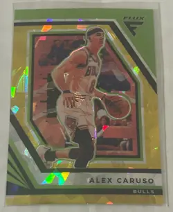 ALEX CARUSO 2022-23 PANINI FLUX GOLD ICE REFRACTOR SP 5/10 - Image 1