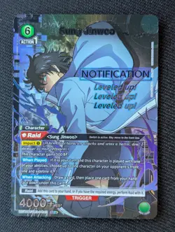 Solo Leveling Union Arena Sung Jinwoo SR ⭐ SLG-1-049 UE17BT - Image 1