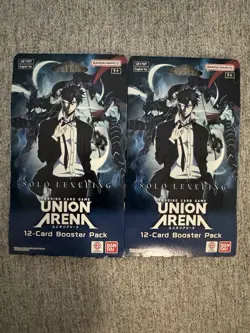 Union Arena Solo Leveling Sleeved Booster Blister Pack x 2 English - Image 1