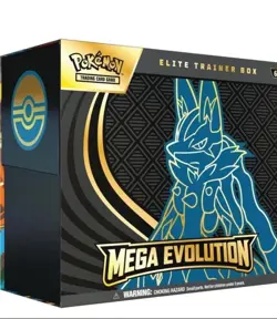 *Sealed Mega Evolution Elite Trainer Box Lucario ETB PRESALE 9/26* Pokemon - Image 1
