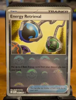 Pokemon TCG White Flare Energy Retrieval Poke Ball Holo 082/086 - Image 1