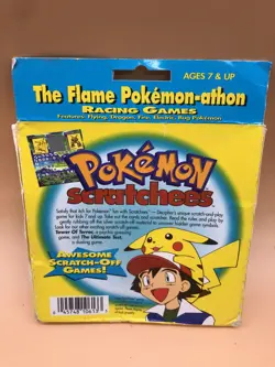 Vintage Nintendo Flame Pokemon athon Racing Games Scratchees Cards 2000 GC - Image 3