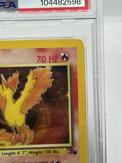 Pokemon TCG Moltres 12/62 Fossil Holo Rare PSA 10 - Image 4