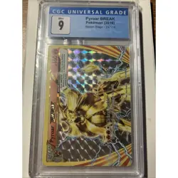 2016 POKEMON XY STEAM SIEGE FULL ART HOLO # 24/114 PYROAR BREAK MINT GRADE 9 - Image 1