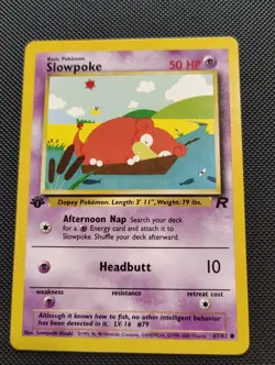 Slowpoke Team Rocket 1st Edition 67/82 Pokemon TCG WOTC - Image 1