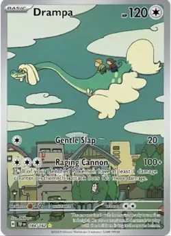 Pokemon TCG Drampa 184/162 Illustration Rare Temporal Forces NM/M - Image 1