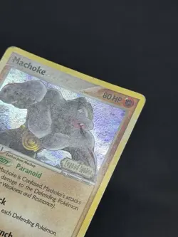 Pokemon TCG Machoke Legend Maker 39/92 80 HP Reverse Holo Uncommon English - Image 2