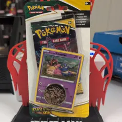 Pokemon TCG: Sword & Shield Evolving Skies Blister Pack – Galarian Slowpoke - Image 1