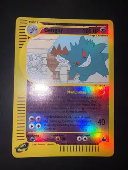 2003 Pokemon Skyridge #10/144 Gengar Reverse Holo Eng NEARMINT - Image 2